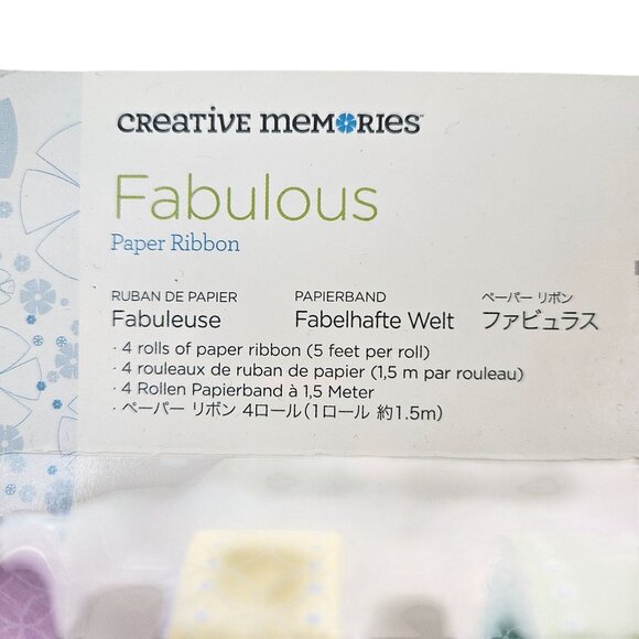 Creative Memories Fabulous Set Ribbons Paper Album Accents Flowers Buttons - Picture 3 of 9